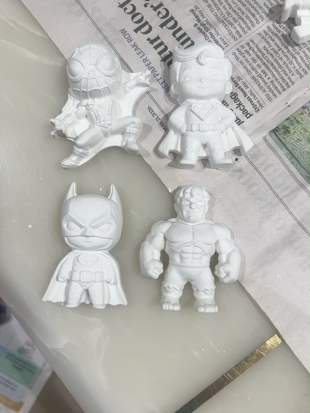 🦸 Cartoon Superheroes DIY Painting Kit – Moldy Minds