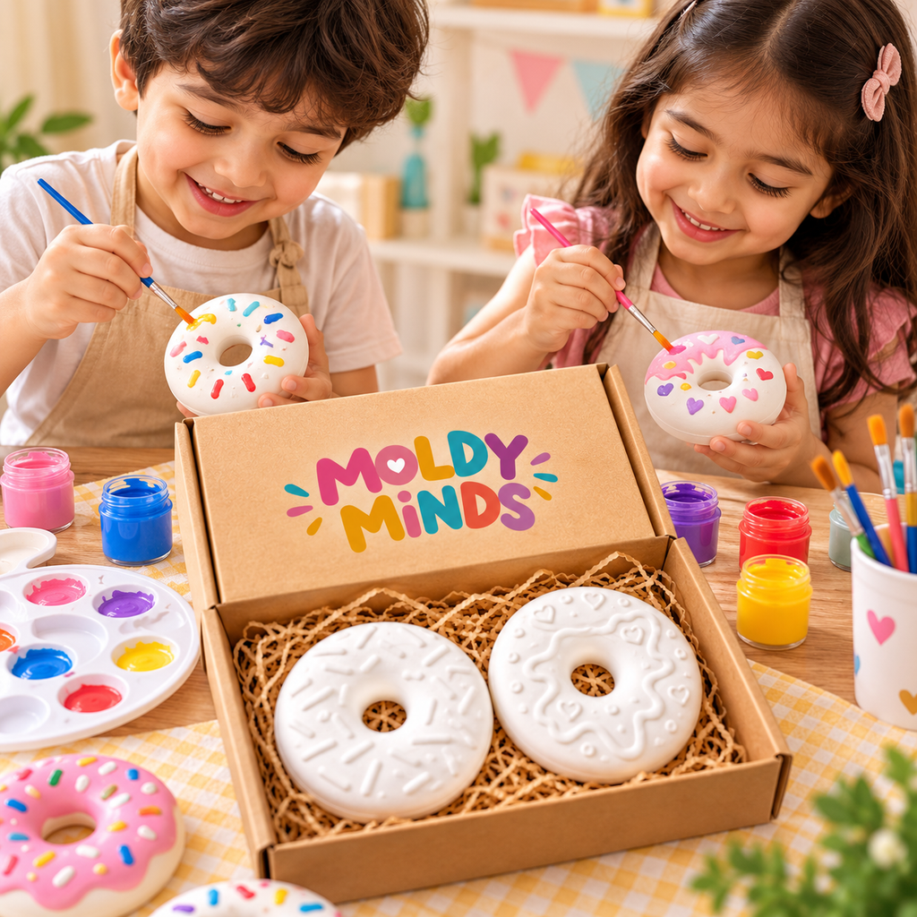 🍩 Kids Donut Making & Painting Kit – DIY Creative Fun Kit