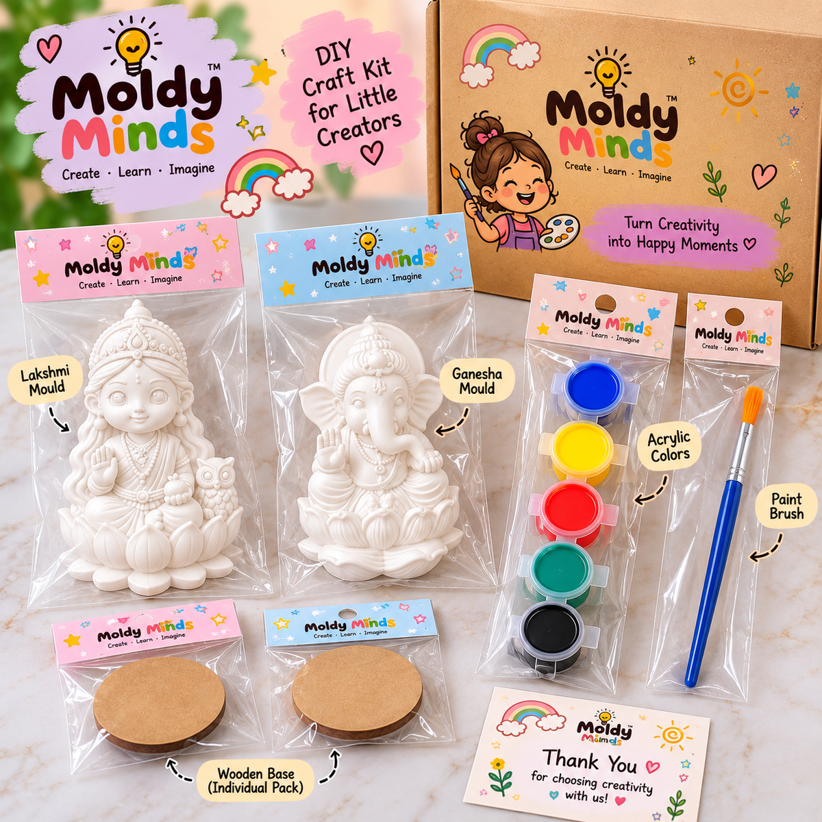 Lords DIY Creative Kit for Kids – Paint, Create & Imagine 🎨✨