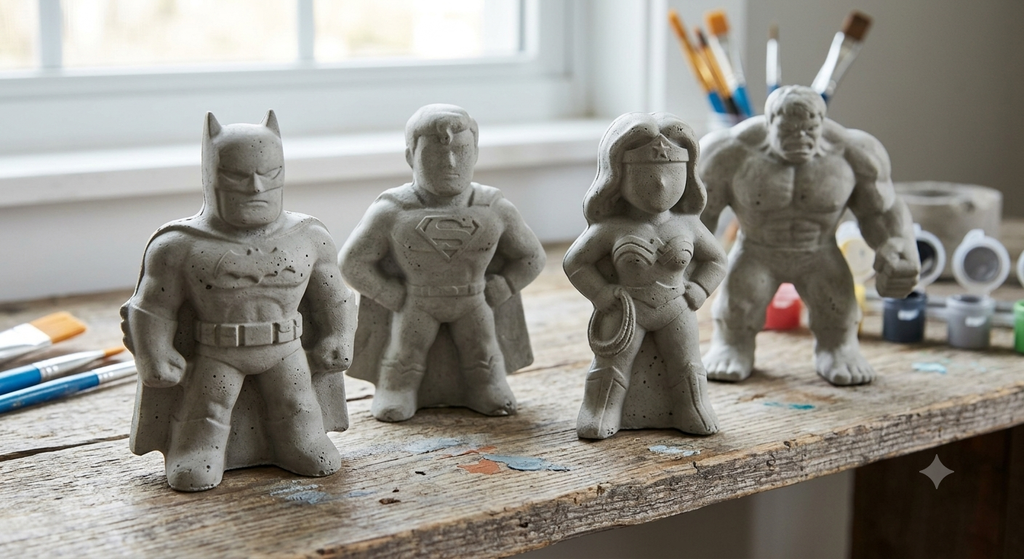 🦸 Cartoon Superheroes DIY Painting Kit – Moldy Minds