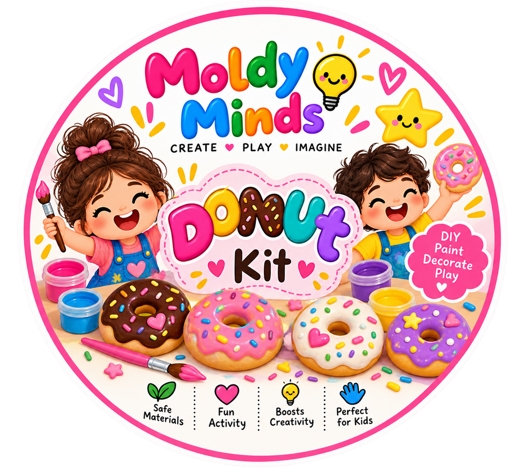 🍩 Kids Donut Making & Painting Kit – DIY Creative Fun Kit
