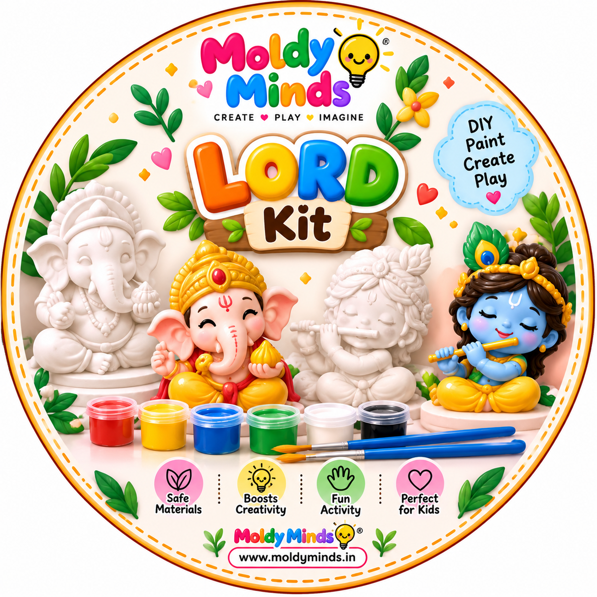 Lords DIY Creative Kit for Kids – Paint, Create & Imagine 🎨✨