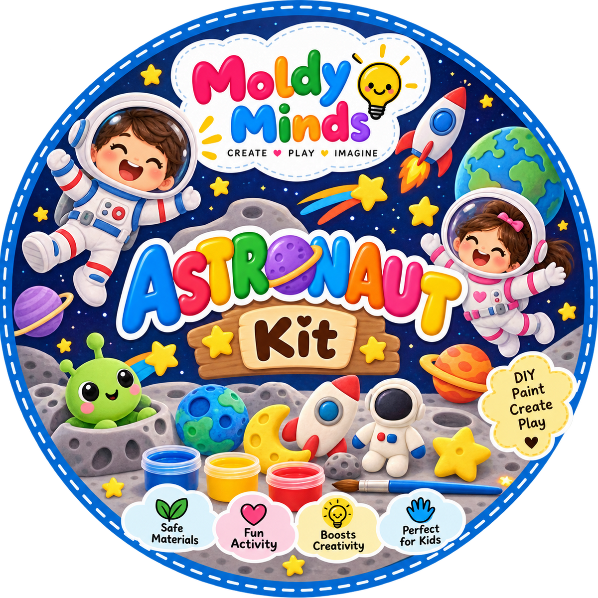 🚀 Kids Astronaut DIY Kit – Explore, Create & Imagine!