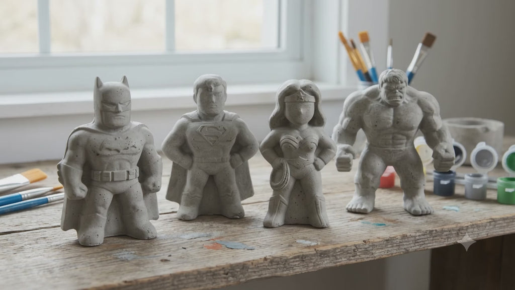 🦸 Cartoon Superheroes DIY Painting Kit – Moldy Minds