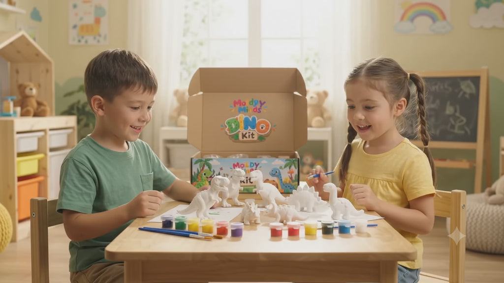 Moldy Minds DIY Dino Painting Kit – Paint, Create & Explore! 🎨🦕